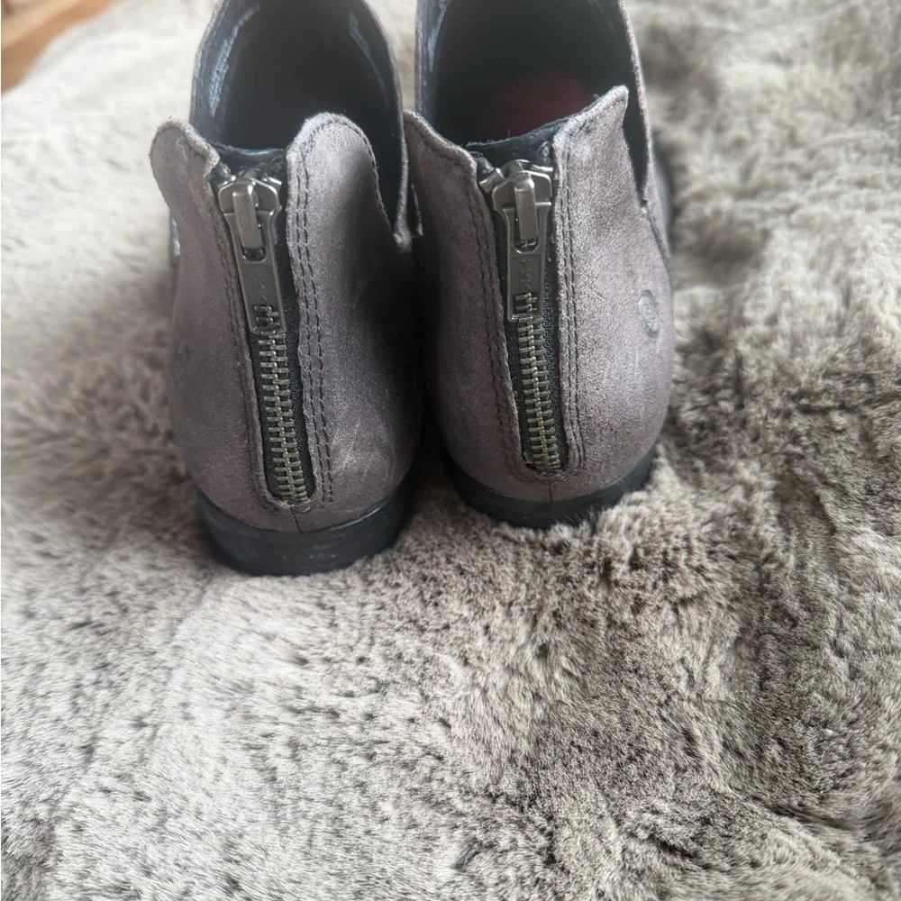 Born Women's brownish-gray Ankle Booties - Picture 2 of 7